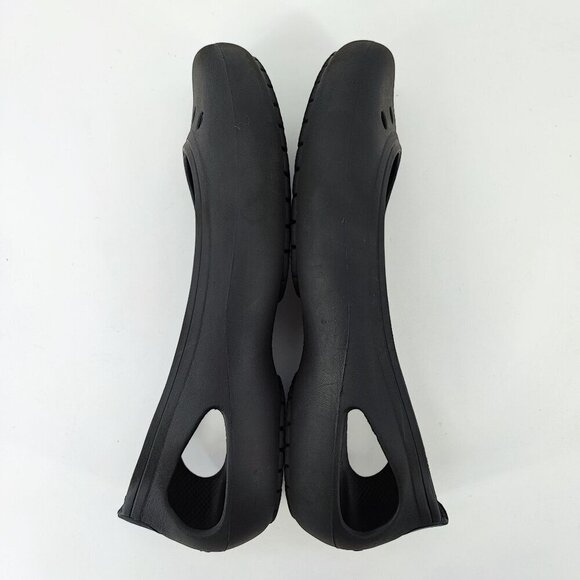 Crocs Women’s Kadee Black Rubber Ballet Flat Size 8 - Picture 5 of 8